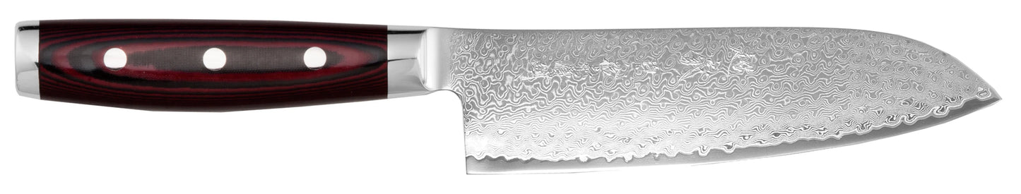 Yaxell Coltello Santoku Super GOU - 37101 cm16,5/30 damascato 161 strati