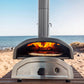 Forno da Pizza Portatile Ooni Fyra alimentato a pellet arrivo a 500°C in 15 minuti cottura 60 secondi