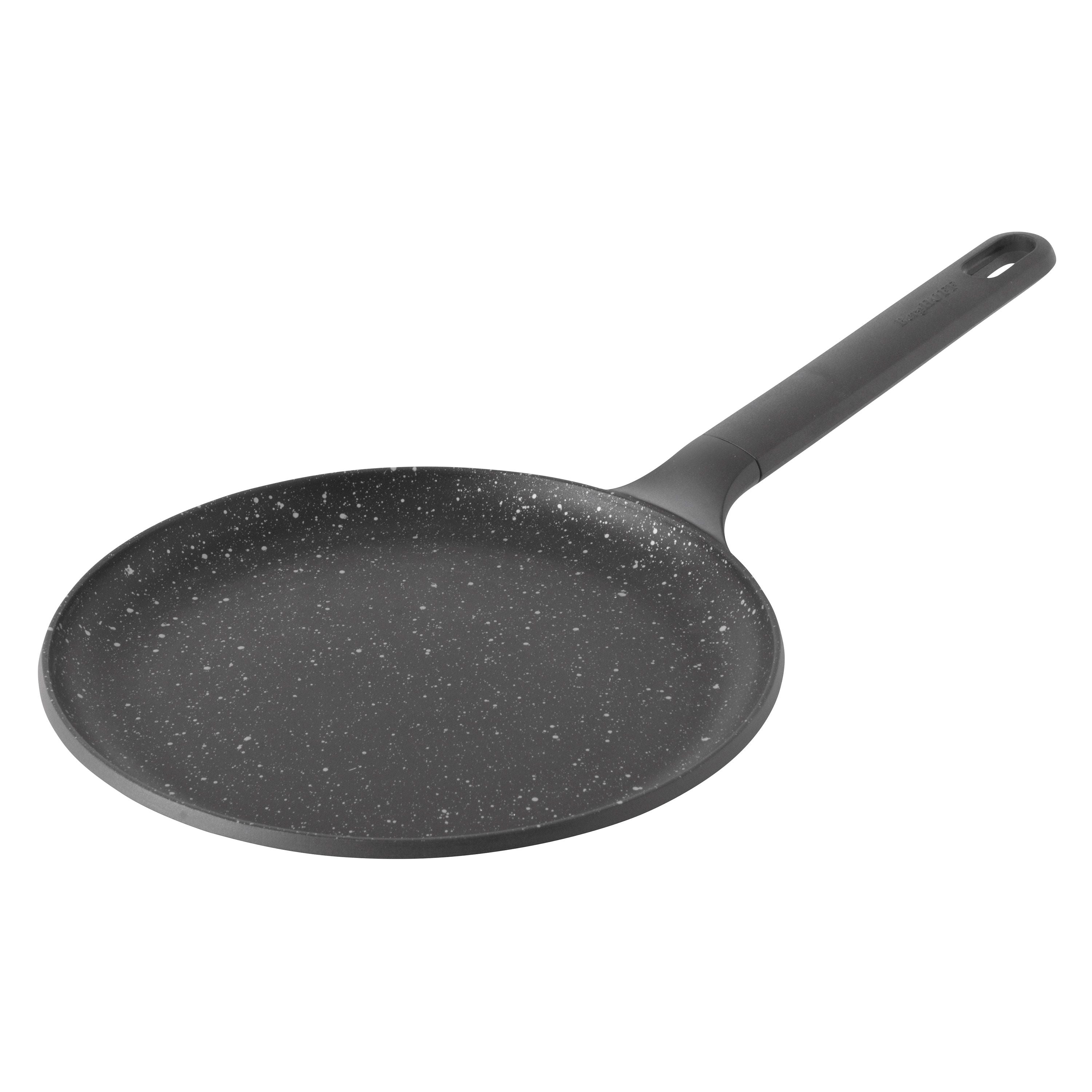BRA MARKET Padella 18 cm, Alluminio Casto, Manico Rimovibile Legno BRA MARKET Padella 18 cm, Alluminio Casto, Manico Rimovibile Legno