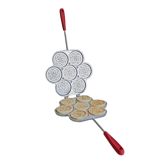 Tigelliera Per Induzione Elettro Center - 7 Posti, Teflon, Con Gancio Di Chiusura - Foto 6