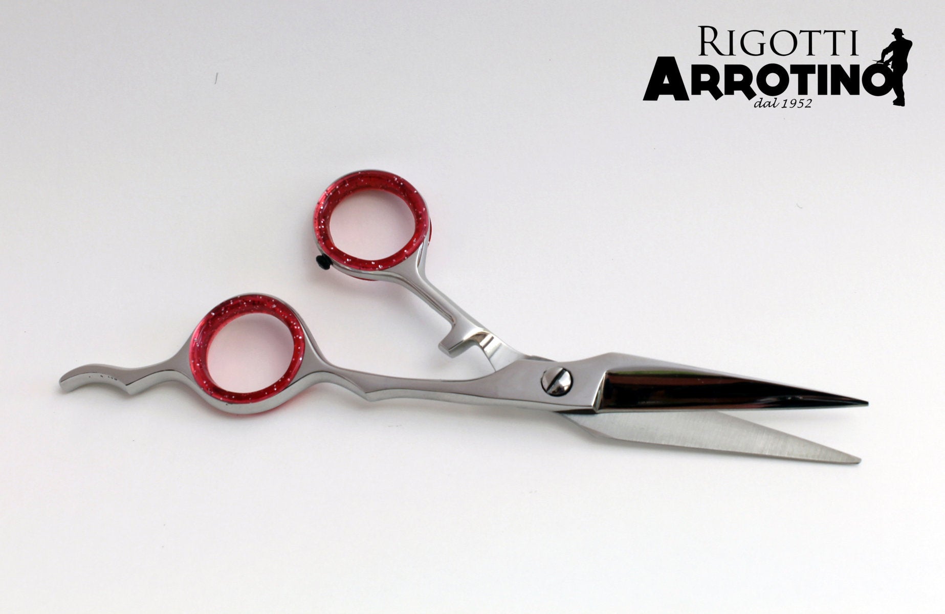 Forbici professionali parrucchiere 5,5 con anelle mobili red – Rigotti  Arrotino