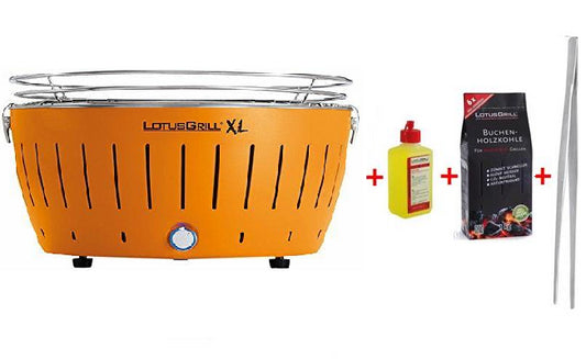 Lotus Grill XL Kit Barbecue nuovo modello 2019 cavo USB arancio