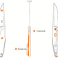 Coltello sermanico Ruike "P108-SB" colore nero ossidato