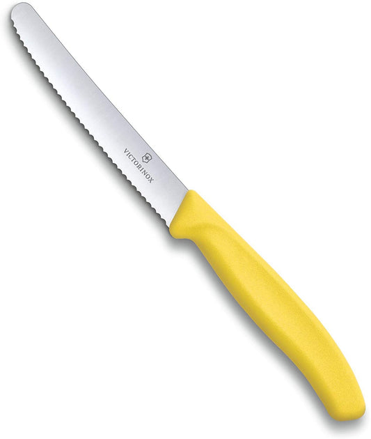 Victorinox Coltello da Tavola ondulato manico giallo 6.73 36