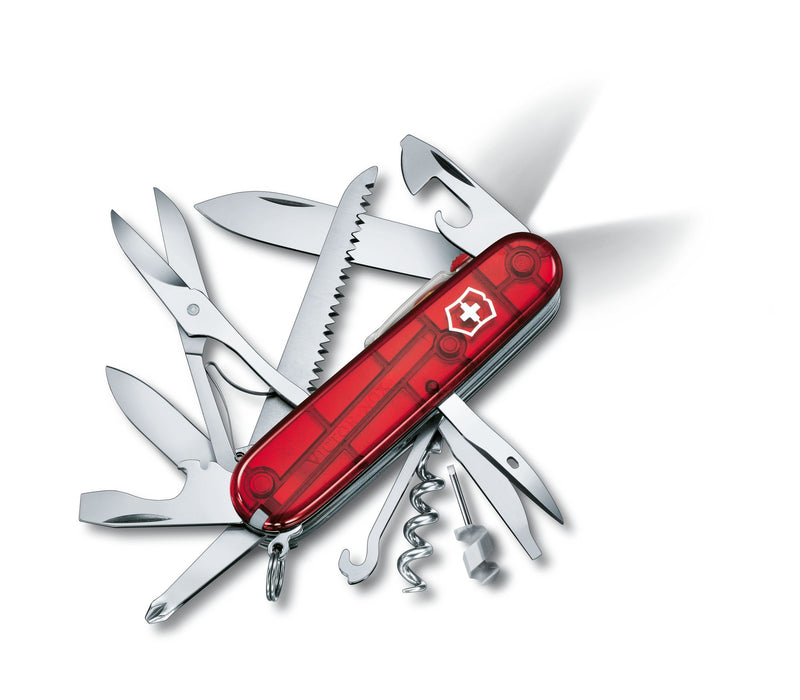 Victorinox coltello multiuso Huntsman Lite con torcia sega legno