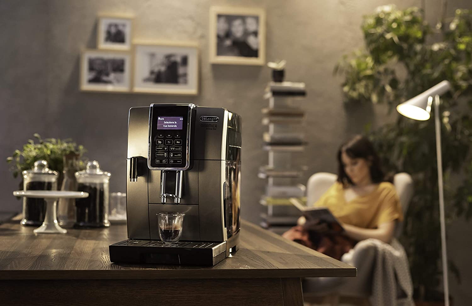 De Longhi Dinamica Ecam Aroma Bar ECAM359.57.TB Automatica