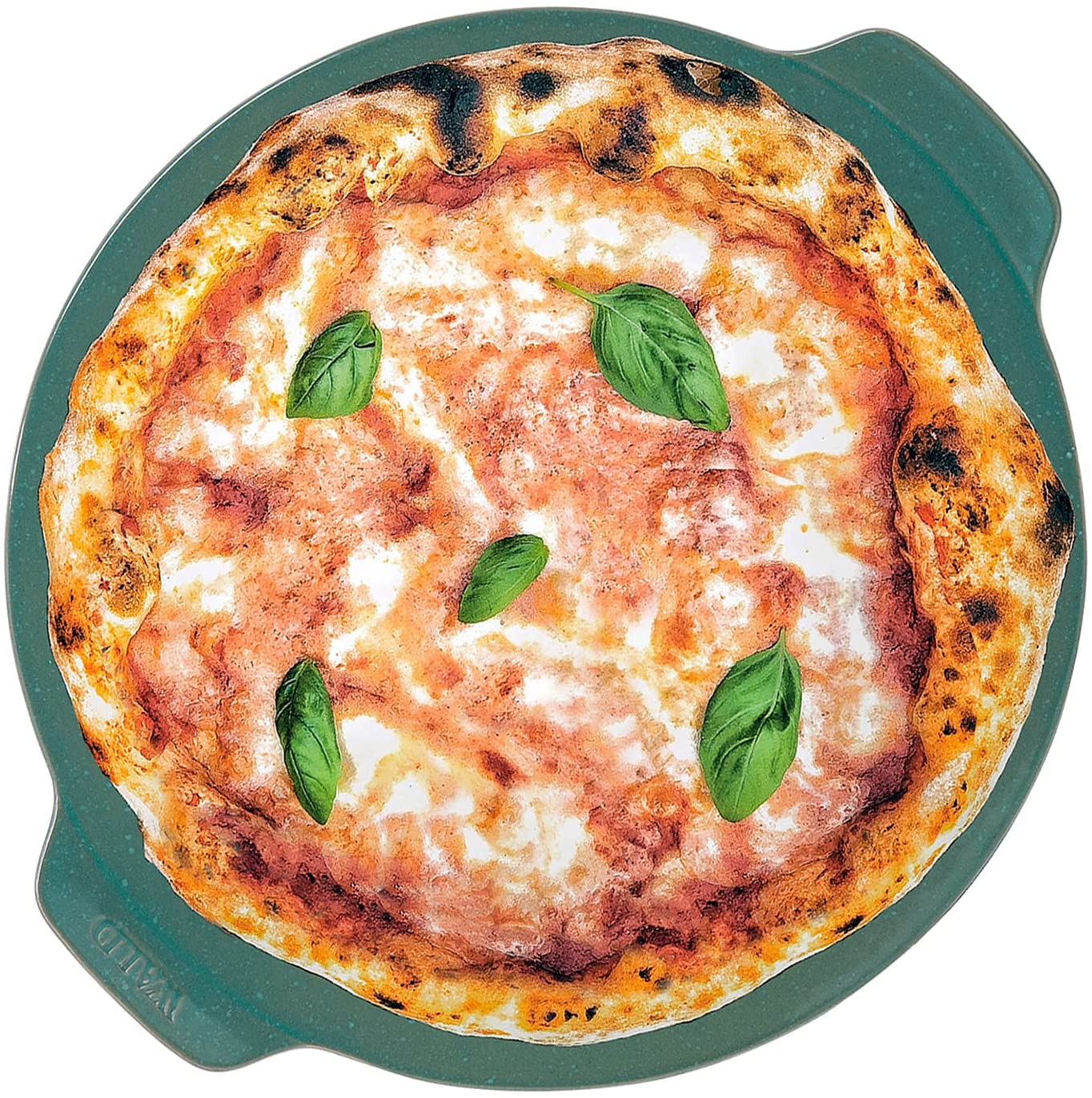 Wald piatto piastra da pizza colore verde resite a 500°C ø33 cm