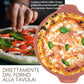 Wald piatto piastra da pizza colore nero resite a 500°C ø 33 cm