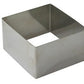 Coppa pasta quadrato porzionatore 5 cm in acciaio inox