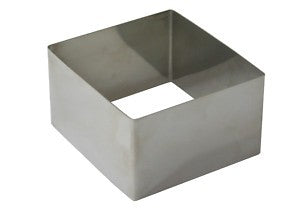 Coppa pasta quadrato porzionatore 5 cm in acciaio inox