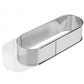 Stampo ovale regolabile cm.27-40 H8,5 acciaio inox x pane, dolci