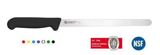 Sanelli Ambrogio coltello professionale francese alveolato Supra 24 cm –  Rigotti Arrotino