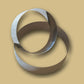 Coppa pasta set due anelli inox H 50mm diametro 175/200mm A-260