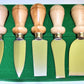 Set di coltelli 5 per tagliere di formaggi in acciaio inox