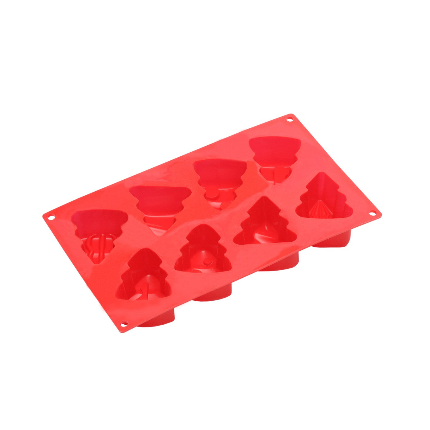 Stampo silicone platonico multiporzione alberi natale FR066RSAS