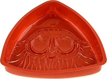 Tortiera in silicone platonico forma di babbo natale