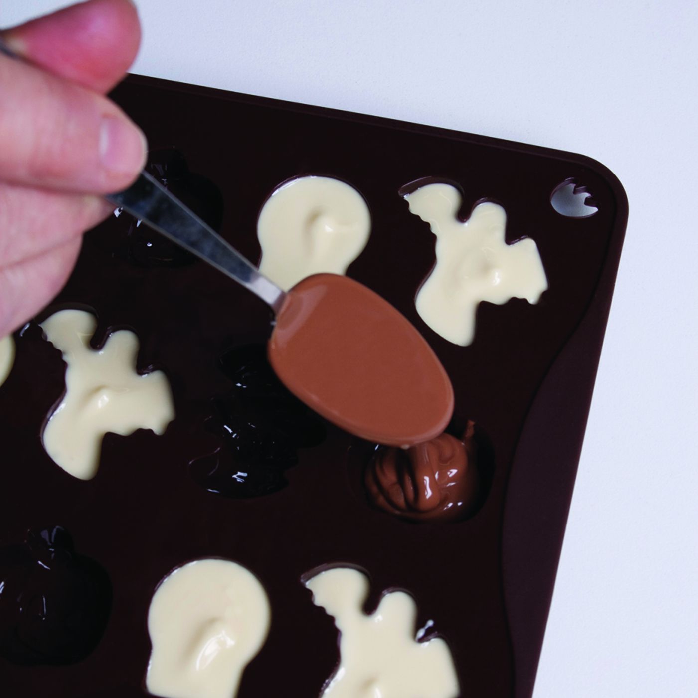 Stampo multiporzione silicone cioccolatini Halloween CHOCO08S