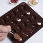 Stampo silicone multiporzione per ovetti di cioccolato CHOCO05S