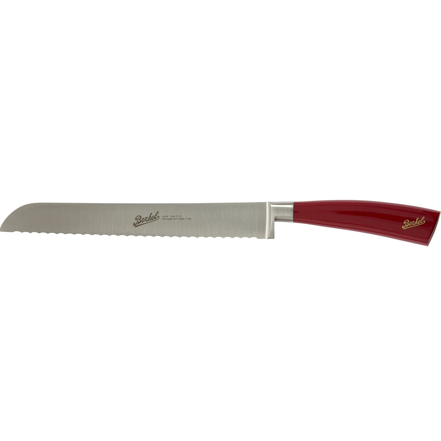 Berkel coltello Elegance ondulato per pane rosso KEL1BR22SRRBL