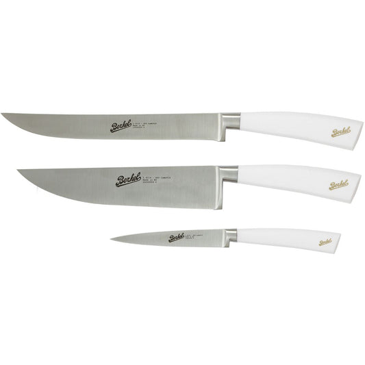 Berkel Elegance set 3 coltelli chef bianco KEP3CS00SRWGB