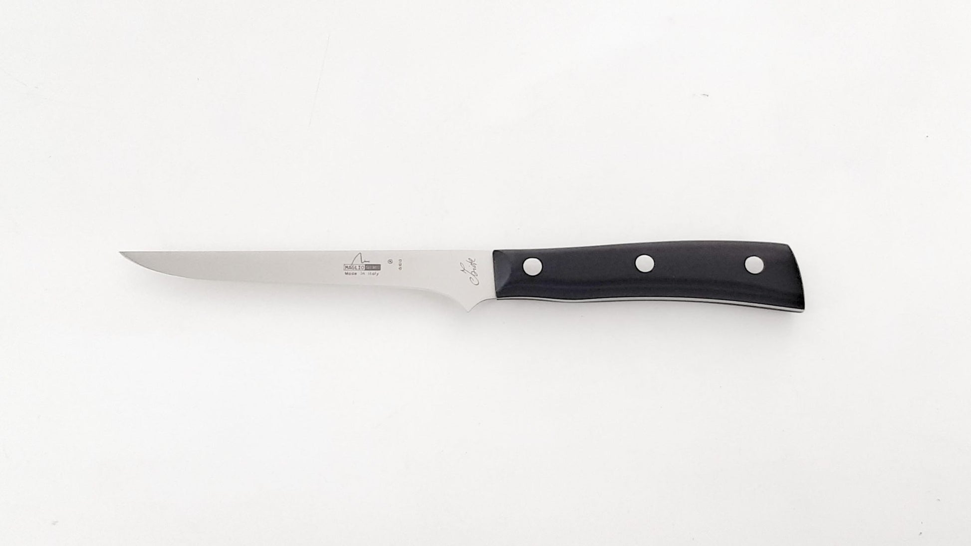 Maglio Nero coltello disosso cm 13 Iside manico in POM IS1013