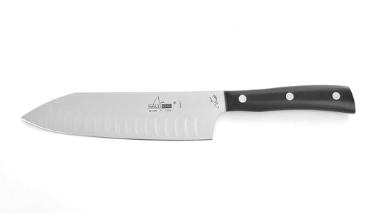 Maglio Nero coltello Santoku 17 cm Iside manico POM IS5517