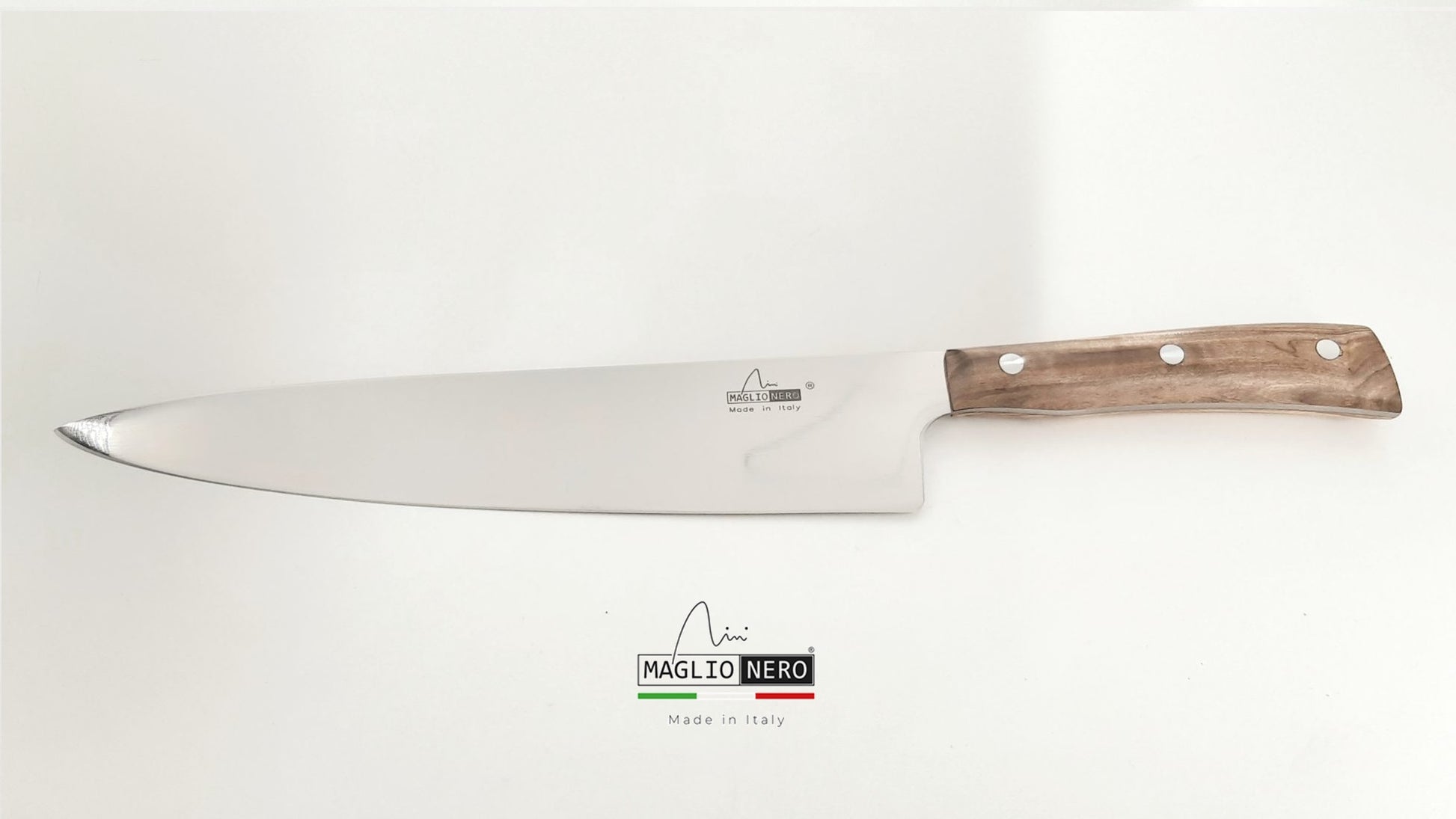 Maglio Nero coltello da cucina 25 cm Iside manico ulivo UV1625