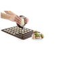 Tappetino silicone platinico per macaron cm 40x30x1,2 dischi 48