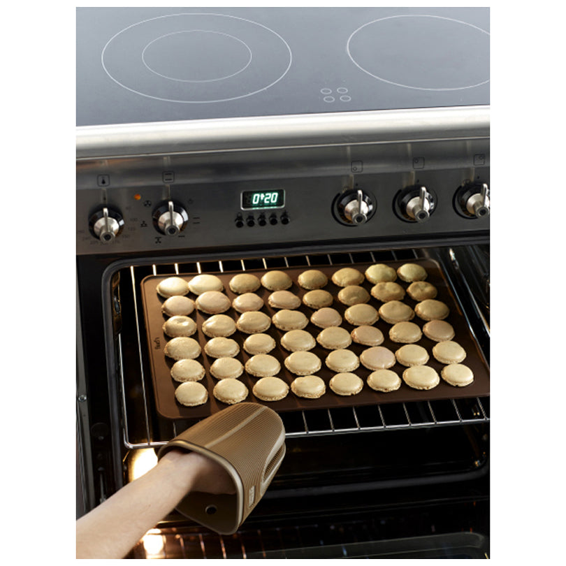Tappetino silicone platinico per macaron cm 40x30x1,2 dischi 48
