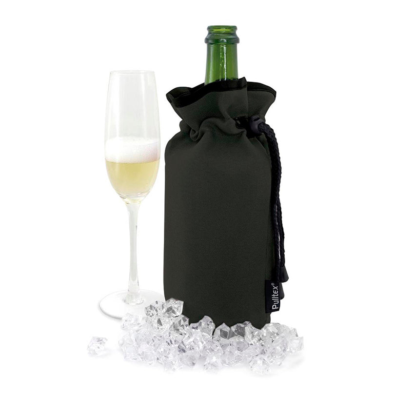 Pulltex Borsa raffredda champagne nera cm Ø18x26,5