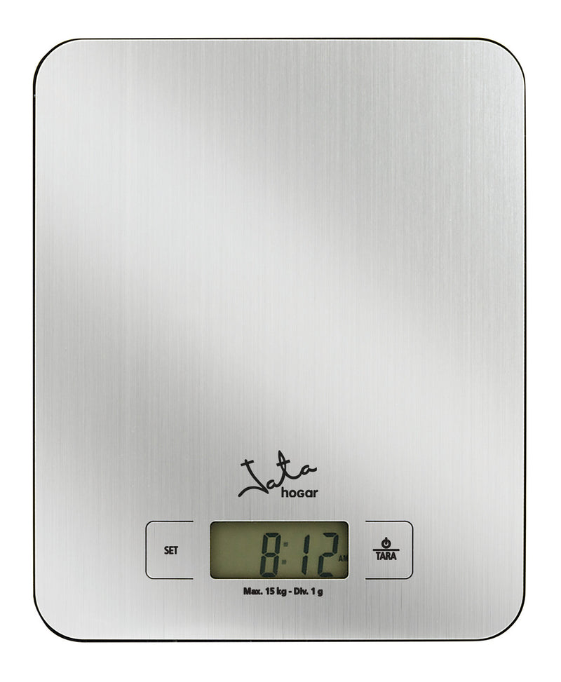 Bilancia elettronica piano inox 15 kg divisione 1 g. Jata 719