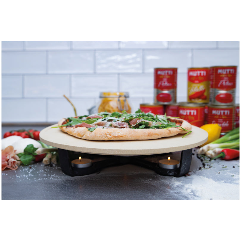 Boska pietra refrattaria da pizza con supporto calda in tavola – Rigotti  Arrotino
