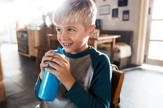 Borraccia Pop-Up "Leopard" per bambini ermetica priva di BPA