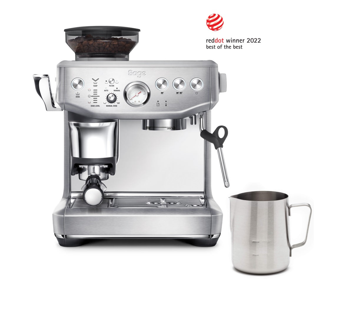 Sage macchina per Caffe' Espresso The Barista Express Impress con macina caffè e pressatura assistita con torsione professionale