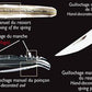 Laguiole en Aubrac coltello collezione osso di montone grezzo